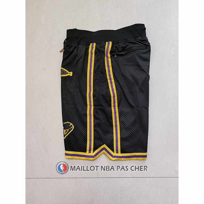 Short Los Angeles Lakers Kobe Bryant 24 Mamba Noir